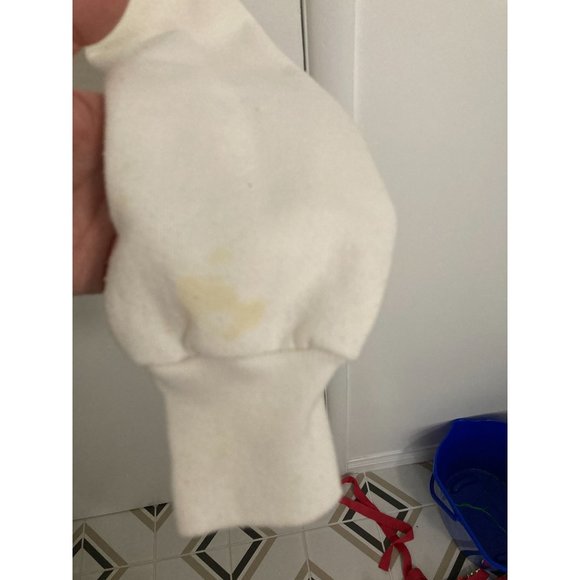 B.J. Design Concepts Vintage Women's Holiday Sweatshirt, White, Large - Picture 4 of 4